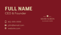 Elegant Organic Wordmark Business Card Image Preview