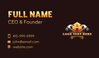 Hammer House Contractor Business Card Design