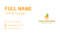 Pineapple Woman Food Business Card Image Preview
