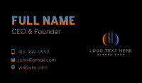 Vocal Studio Microphone Business Card Design