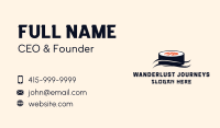 Asian Sushi Wave Business Card Image Preview