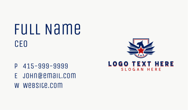 Eagle Aviation  Business Card Design Image Preview