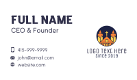 Polygonal Church Business Card Image Preview