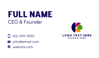 Creative Marketing Letter K Business Card Image Preview