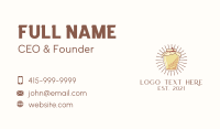 Kombucha Jar Rays Business Card Image Preview