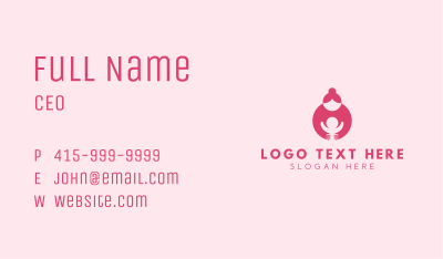 Maternal Mother Child Business Card Image Preview