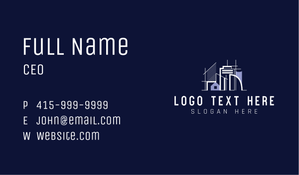 City Building Architecture Business Card Design Image Preview
