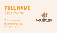 Burito Fox Cafeteria Business Card Preview