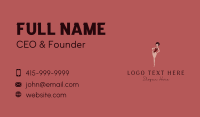 Sexy Swimwear Woman Business Card Image Preview