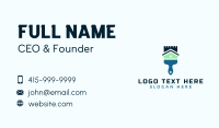 Paint Brush House Paint Business Card Design