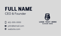 Crossfit Kettlebell Monkey Business Card Image Preview