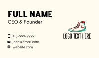 Hipster Sneakers Shoes  Business Card Image Preview