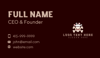 Skull Gambling Game   Business Card Image Preview