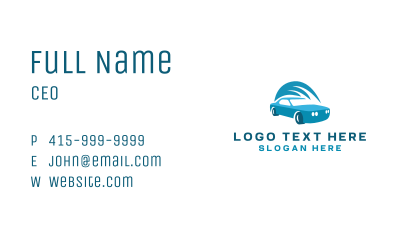 Auto Car Wash  Business Card Image Preview