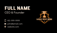 Trophy Victory Award Business Card Preview