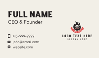 Flame Barbecue Grill Business Card Preview