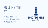 Isometric King Chess Piece Business Card Image Preview