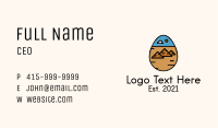 Ancient Pyramid Egg  Business Card Image Preview