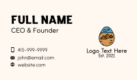 Ancient Pyramid Egg  Business Card Preview