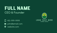 Agricultural Field Badge Business Card Design