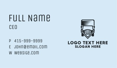 Truck Courier Delivery  Business Card Image Preview