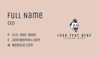 Punk Skull Goatee  Business Card Image Preview