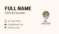 Beachside Location Surf Board Business Card Image Preview