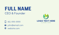 3D Leaf Agriculture Gardening  Business Card Preview