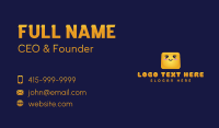 Smiling Cute Box Business Card Design