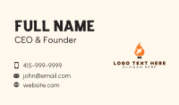 Flame Fish Grill Business Card Image Preview