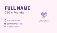 Bird Care Heart Business Card Image Preview