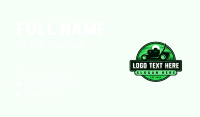 Grass Lawn Mower Business Card Preview