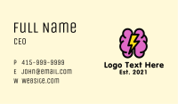 Lightning Brain Genius Business Card Image Preview