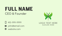 Natural Acupuncture Butterfly Business Card Image Preview