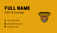  Gaming Tiger Streamer Business Card Design