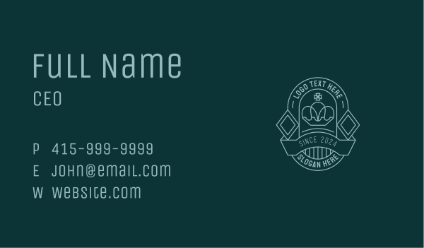 Upscale Royal Crown Business Card Design Image Preview