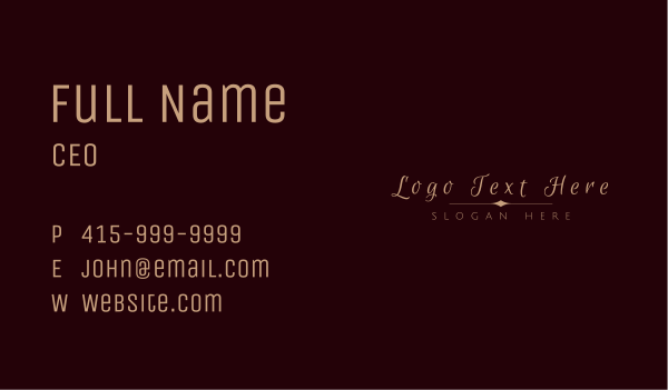 Premium Jewelry Store Business Card Design Image Preview