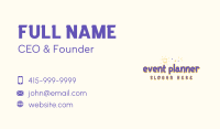 Fun Princess Party Business Card Image Preview