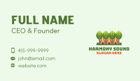 Forestry Camping Tent Business Card Image Preview