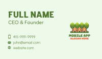 Forestry Camping Tent Business Card Image Preview