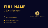 Premium Feather Quill Business Card Image Preview