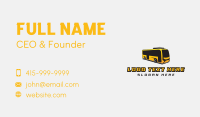 Travel Tour Bus Business Card Design