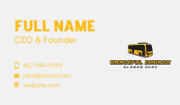 Travel Tour Bus Business Card Image Preview