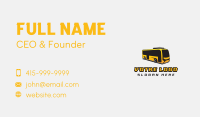 Travel Tour Bus Business Card Image Preview