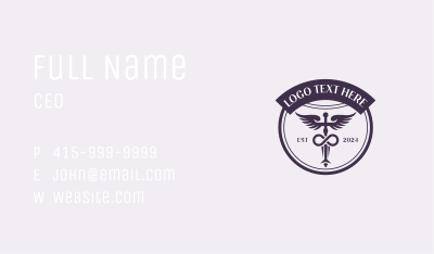 Healthcare Pharmacy Clinic Business Card Image Preview