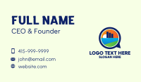 Sunset Property View Business Card Design