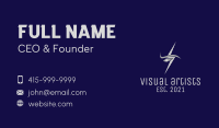 Angry Eye Thunder Business Card Image Preview