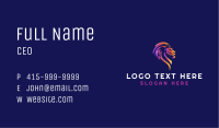 Wild Lion Feline Business Card Image Preview
