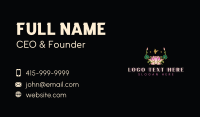 India Lotus Flower Business Card Preview