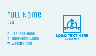 Home Security Key  Business Card Image Preview
